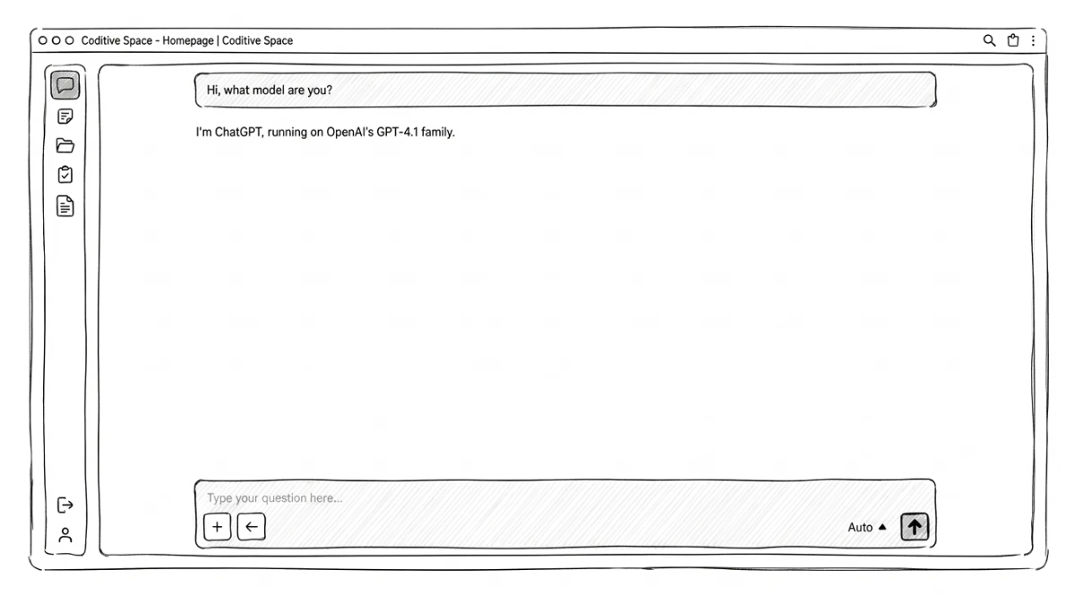 interface of coditive space